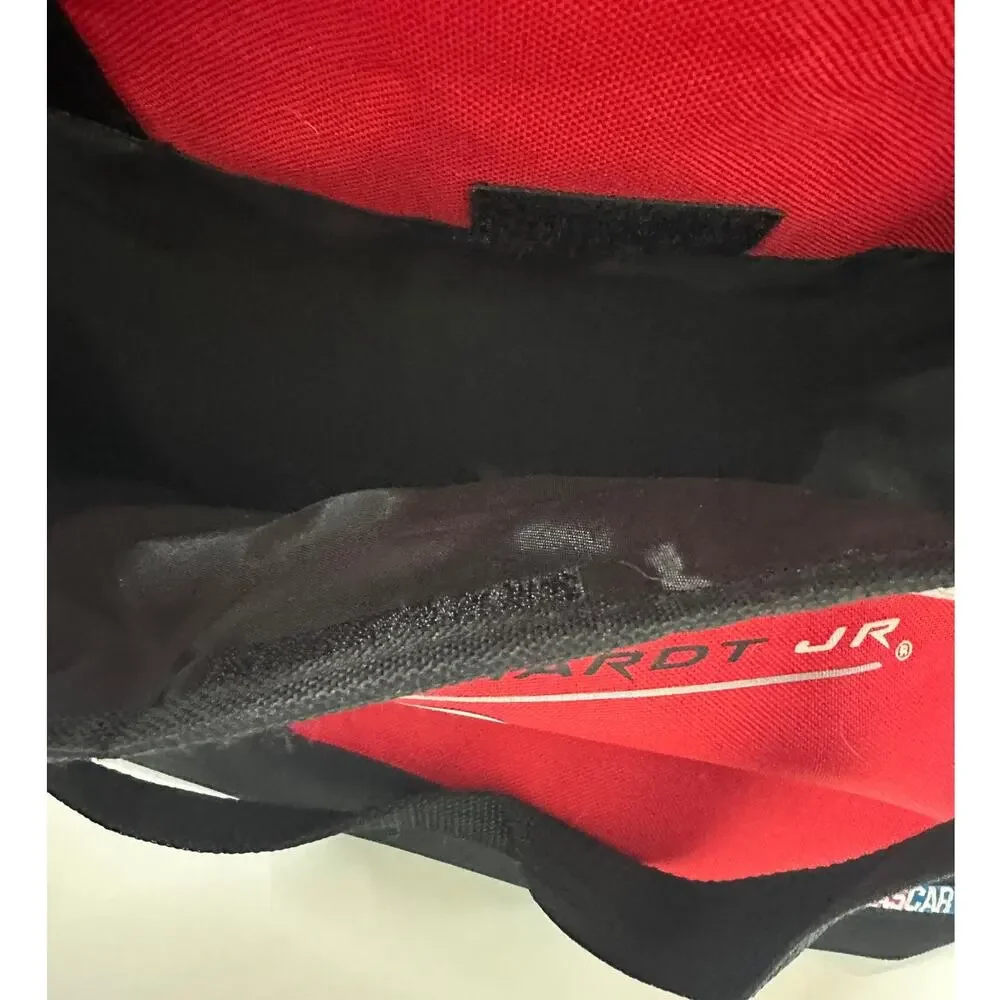 NASCAR #8 Dale Earnhardt Jr Large Red Zippered Canvas Tote With Handles